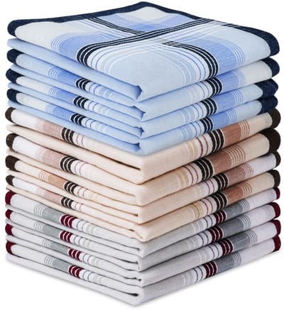 Katoenen Herenzakdoekenset, Heren Premium Zakdoeken Diverse Pochetzakdoeken Voor Mannen En Vrouwen, Klassieke Zakdoek Voor Bruidegoms, Bruiloften, Schoolbal, Feest