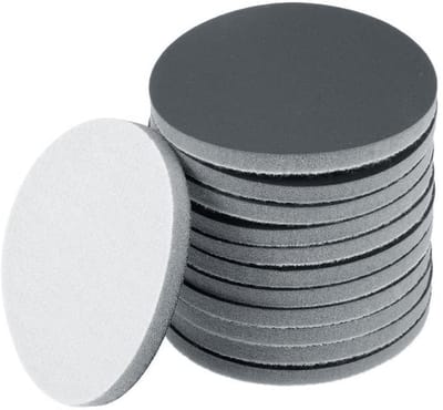 Dailygoods- Schuurpad 3000 korrel - Schuurpad 75mm - Schuurpads set 20 stuks - Bruin korund - Nat/droog gebruik - Licht en elastisch - Schuurschijf