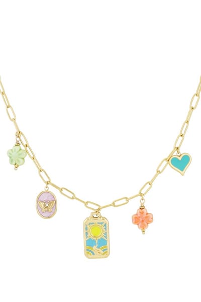 Bijoutheek Collier Sunny Days Goud