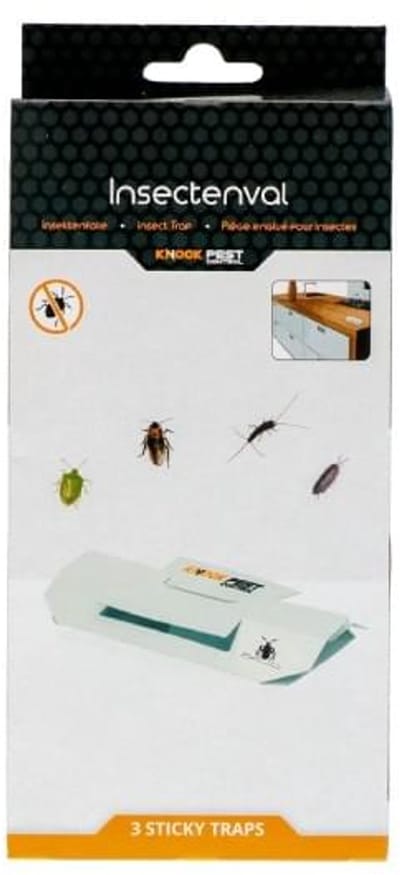 Knock Off Insectenval Groot (3 stuks) - Effectieve Insectenval - Met gratis cheatsheet