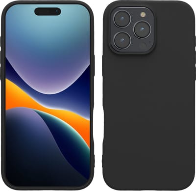 kwmobile telefoonhoesje geschikt voor Apple iPhone 16 Pro Max - Hoesje voor smartphone - Back cover in mat zwart