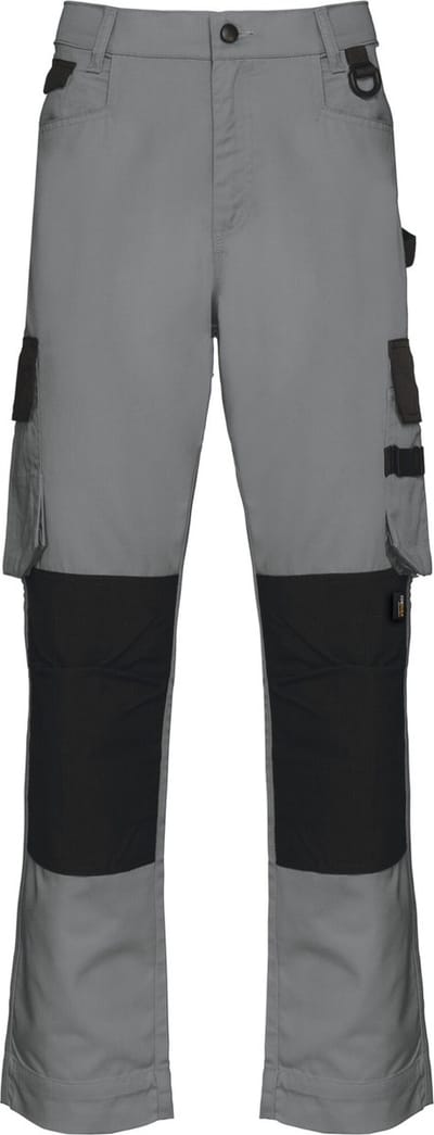 WK. Designed To Work Tweekleurige heren werkbroek WK742 - Silver / Black - 42 NL (36 FR)