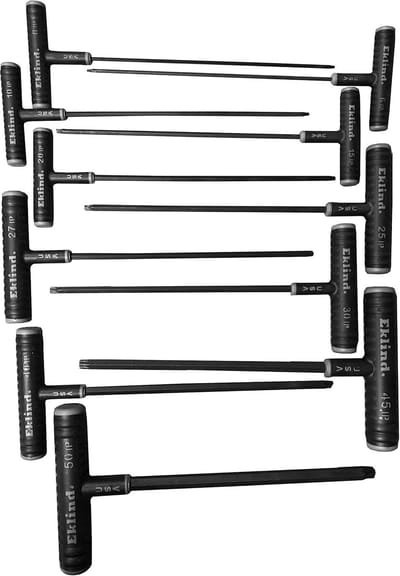 Set van 11 TORX Plus Handvat Sleutels met Lange Zijde