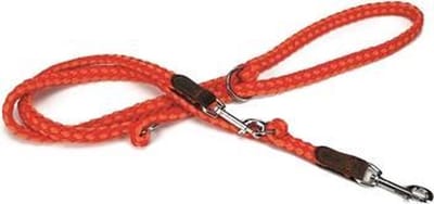 Beeztees Korda - Hondenriem - Rood/Oranje - 200 cm