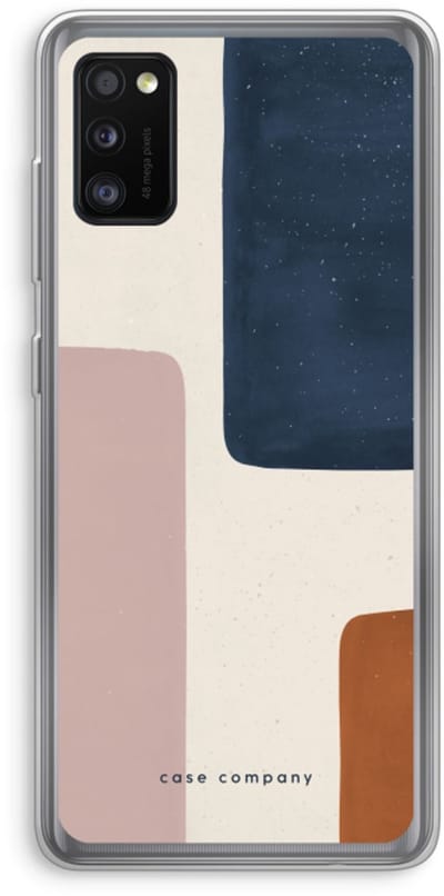 Case Company® - Hoesje geschikt voor Samsung Galaxy A41 hoesje - Geo #5 - Soft Cover Telefoonhoesje - Bescherming aan alle Kanten en Schermrand