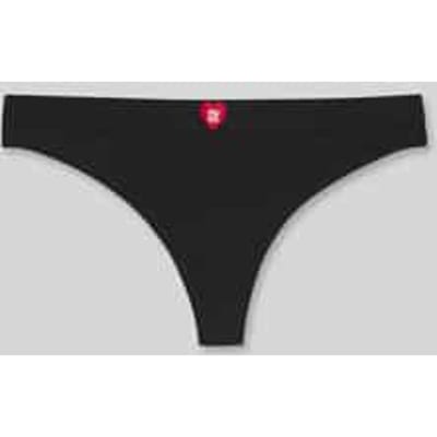 String met logodetail 'HUGO HEART THONG'