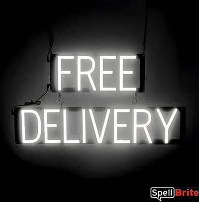 FREE DELIVERY - Lichtreclame Neon LED bord verlicht | SpellBrite | 72 x 38 cm | 6 Dimstanden - 8 Lichtanimaties | Reclamebord neon verlichting