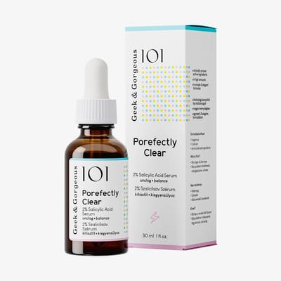 Geek & Gorgeous 101 Actieve stoffen Porefectly Clear Serum Gezichtspeeling Unisex 30 ml