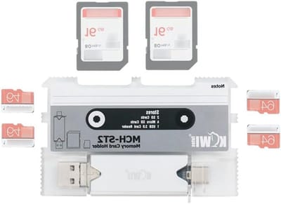 Geheugenkaart Organizer - SD Kaarthouder - Kaarten Opbergen - Met USB 3.0 Lezer - 10.9 x 1.5 x 6.4 cm