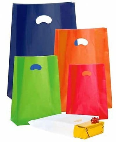 Grote Kleurrijke Shoppertas met Vouwen en Lusvormige Handvatten (50x70+10 cm)