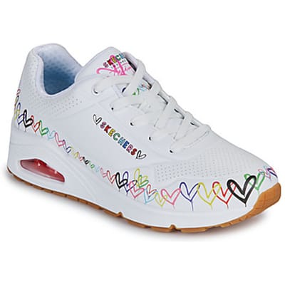 Skechers Uno Love All Around dames sneaker - Wit
