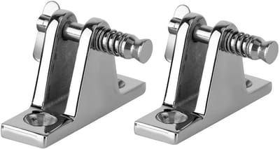 Dailygoods - RVS Quick Release Scharnier Set voor Boot en Caravan, 90 Graden