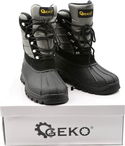 GEKO Snowboots - Waterdicht - Warme voering - Maat 43 - Zwart