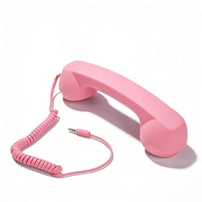 Retro telefoonhoorn - stralingsbestendig - dailygoods bedrade