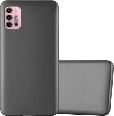 Cadorabo Hoesje geschikt voor Motorola MOTO G10 / G30 in METALLIC GRIJS - Beschermhoes gemaakt van flexibel TPU silicone Case Cover