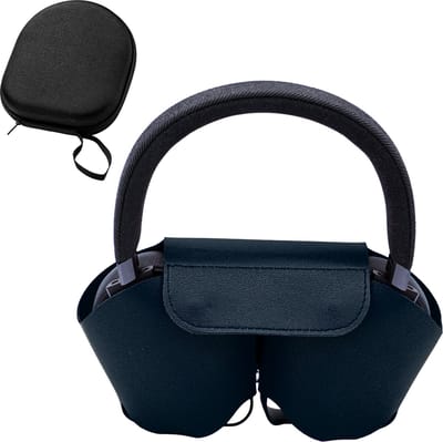 Case geschikt voor AirPods Max - Blauw - Cover - Hoesje - Volledige Bescherming - Stevig