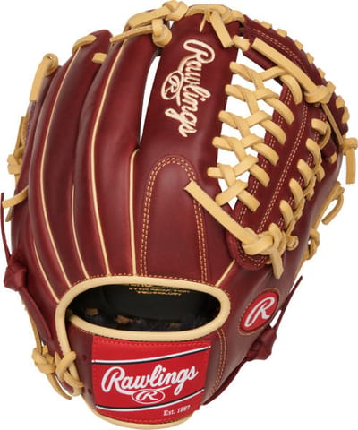 Rawlings - Honkbalhandschoen - Volledig Leer - Sandlot - S1175MTS - 11,75 Inch - Roodbruin