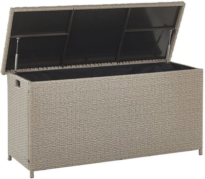 MODENA - Kussenbox - Taupe - 126 cm - PE rotan