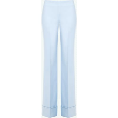 blauwe vrouw paleis broek