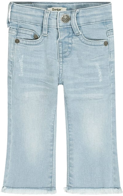 Dirkje Meisjes Flared Jeans - Blue jeans