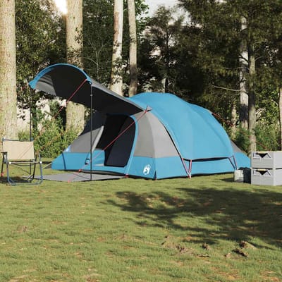 vidaXL - Tunneltent - voor - gezin - 8-persoons - waterdicht - blauw
