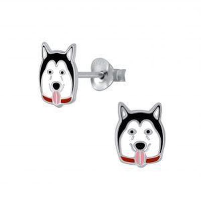 WeLoveSilver - zilveren kinderoorbellen - hond - hypoallergeen