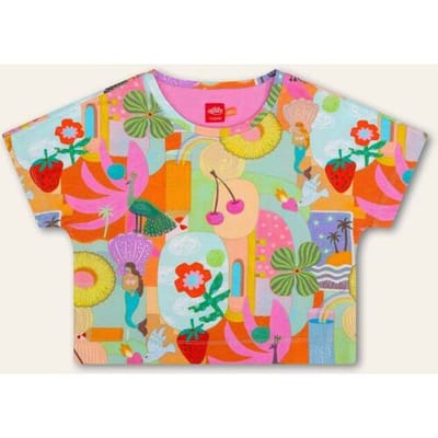 Oilily Tipp T-Shirt- maat104/4yr Meadow