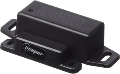 Magneetcontact Alarm - Deurcontact Sensor - Extra Beveiliging - Draadloze Verbinding - 2.5 cm - Zwart