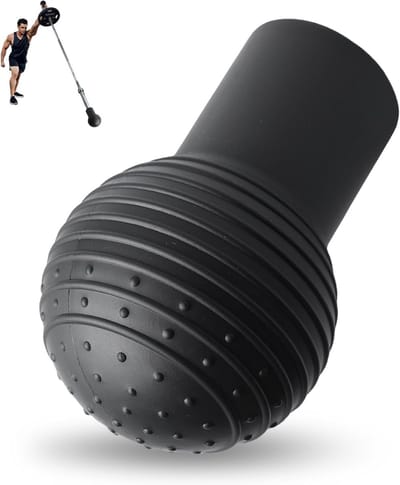 Siliconen Landmine Accessoire voor Dumbbells met 360° Rotatie, Stabiele en Antislip Handgrepen voor Drukken, Roeien en Draaien