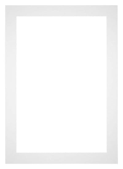 Passe-Partout Fotomaat 50x70 cm - Lijstmaat 59x84 cm - Wit - Museumkarton - Fotolijst niet inbegrepen