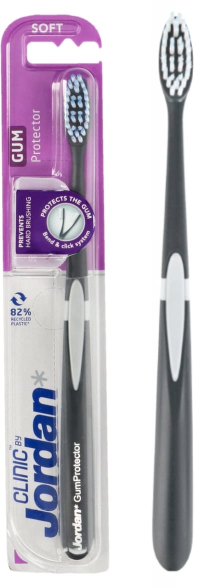 Jordan Clinic Gum Protector – Handtandenborstel – Zachte Borstels – Bend & Click – 1 stuk
