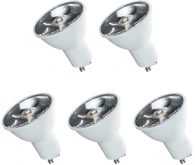 Spectrum LED Lamp GU10 6W - 230V - 430 Lumen - 3000K Warm Wit - Gezellig licht - Energiezuinig - 5 stuks