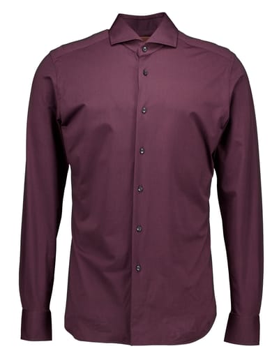 Xacus Active Shirt Lange Mouw Overhemden Bordeaux Act520ml/31616