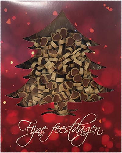 Kerst Doosje met Variatie Snoepjes voor Katten Het Kerstkado