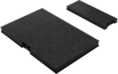AllSpares Koolstoffilter (2st.) voor afzuigkappen geschikt voor Bosch 11018700 - DWZ0AK0A0 - Siemens LZ10AKA00 (364x240mm - 250x90mm)