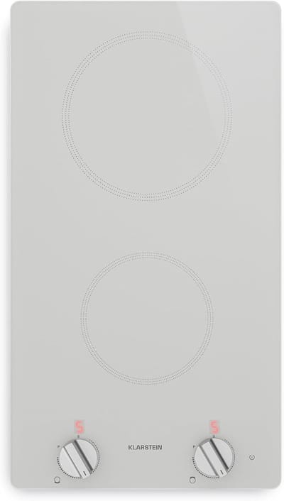 Inductiekookplaat 2 zones - Draagbaar fornuis - Snel koken - Boost functie - 52x29x9 cm - Wit