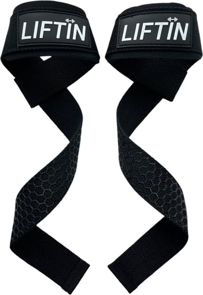 LIFTIN - Lifting Straps - Straps - Lifting Grips - Zwart