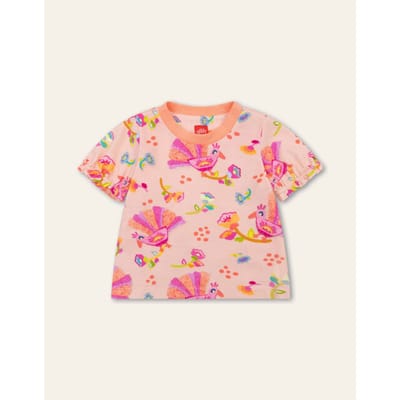 Oilily Tatema T-Shirt- maat110/5yr Peach Melba