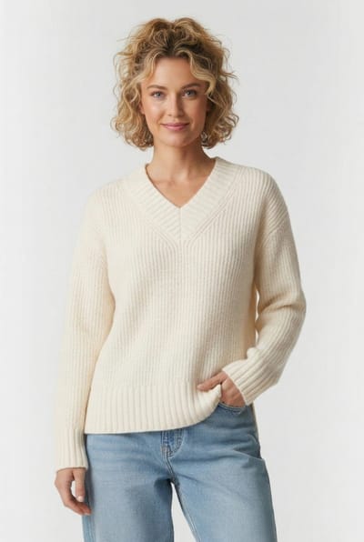 & Other Stories Carla Sweater White Size: L | Sweaters Outlet | Dames | Wit