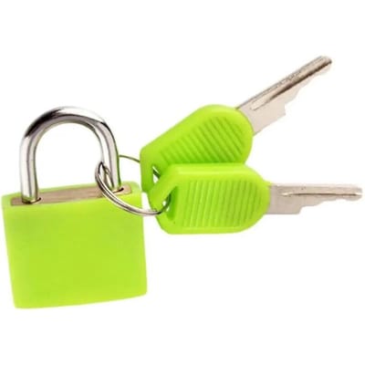 Kleine Mini Sterke Padlock Reiskoffer Dagboek Slot Bagage Anti-Diefstal Beveiliging Padlocks groen