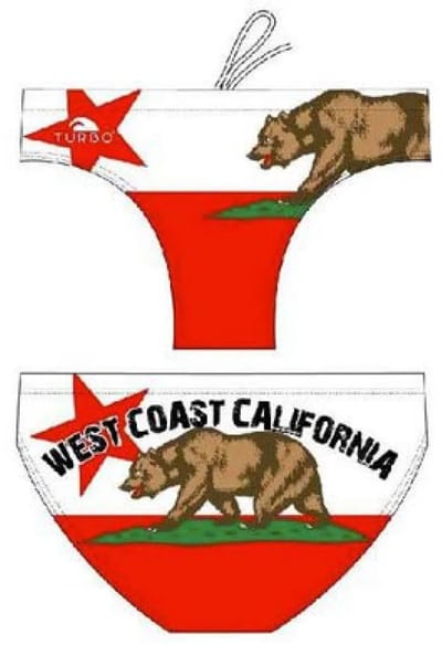 Turbo California West Zwemslip Veelkleurig 3XL Man