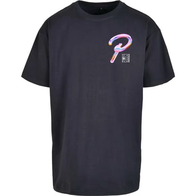 Mister Tee - Prisma Oversize Heren T-shirt - S - Donkerblauw