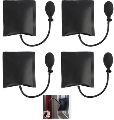 4 stuks opblaasbare kussens van polyurethaanrubber, opblaasbaar liftkussen, optillen van meubels, voor het optillen en installeren van deuren, ramen, meubels en koelkasten, praktisch en duurzaam