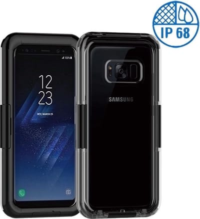 Hoesje geschikt voor Samsung Galaxy S8 - Waterdichte Zwart - IP68 Certifering tot 10 meter, Waterdicht tot 10 meter