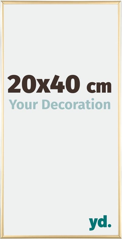 Your Decoration - Fotolijst 20x40 cm - Aluminium - Goud - Kent