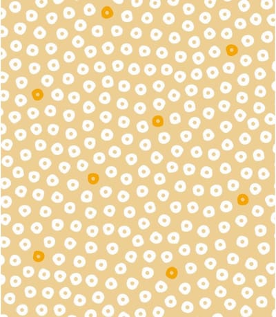 BINK Bedding Tafelkleed - Tafelzeil Dots Geel - PVC 250 x 140 cm - afneembaar - feest - feestdecoratie - kinderfeestje - verjaardag - buiten eten