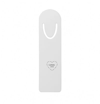 Hacebo® - liefste oma metalen boekenlegger - Oma - de liefste oma - verjaardag - cadeautje voor oma - oma artikelen - kado - geschenk Bladwijzer boekenleggers - 12.7 cm x 3.2cm