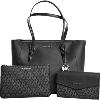 Handtas Dames Michael Kors CHARLOTTE Zwart 34 x 27 x 11 cm
