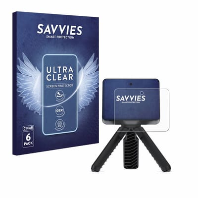 Savvies - Screenprotector voor Garmin Approach R10 - Folie Beschermfolie transparant 6 Stuks