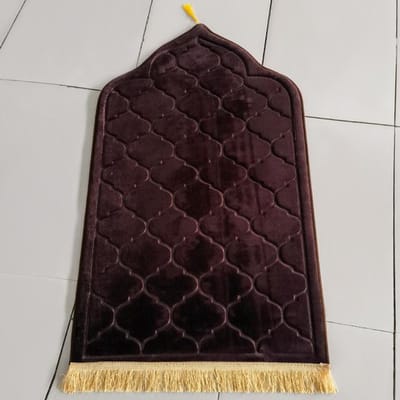 Moslim Gebedsmat Islamitische Gebedsmat Driehoek Vorm Moslim Salat Eid Ramadan Voor Kinderen Volwassenen Gewatteerde Moslim Gebedsmat 65x110cm